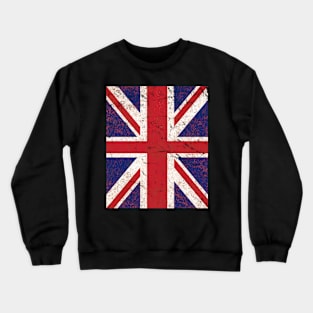 Union Jack Flag Crewneck Sweatshirt